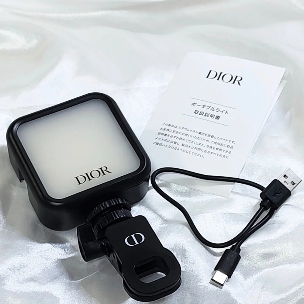 Dior Black On-Camera LED Light GWP